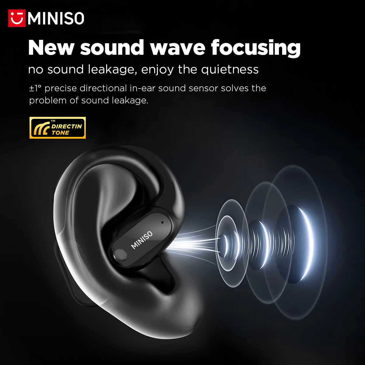 Translator MINISO MS190 New OWS Wireless Headphones Sport Waterproof Headsets Intelligent Bluetooth Translation Earbuds