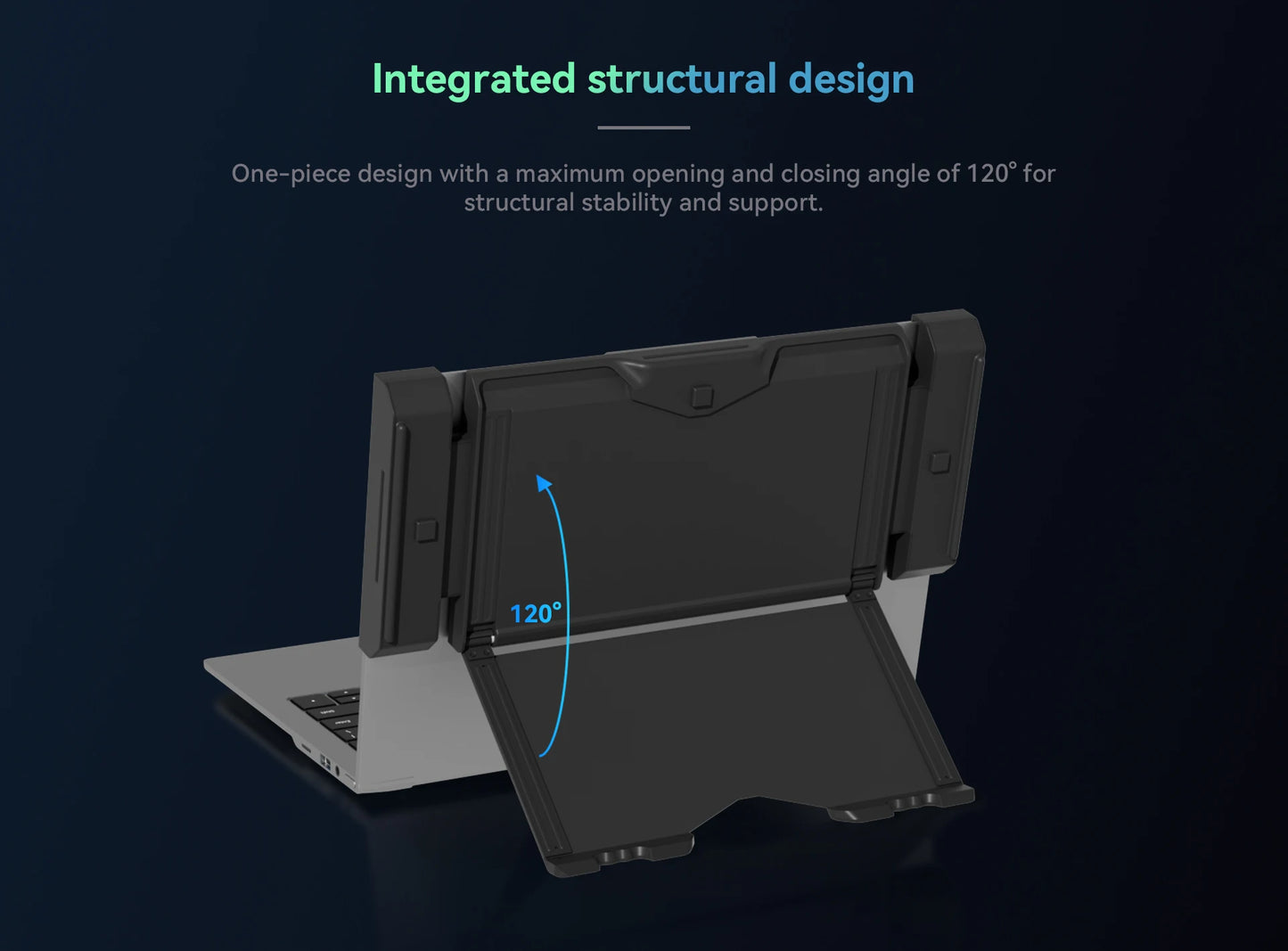 شاشة Adreamer ArieScreen13S 3 في 1 قابلة للتوسيع بدقة 1920*1200 FHD محمولة لأجهزة الكمبيوتر المحمولة من طراز Mac وWindows وLinux مقاس 14-16 بوصة