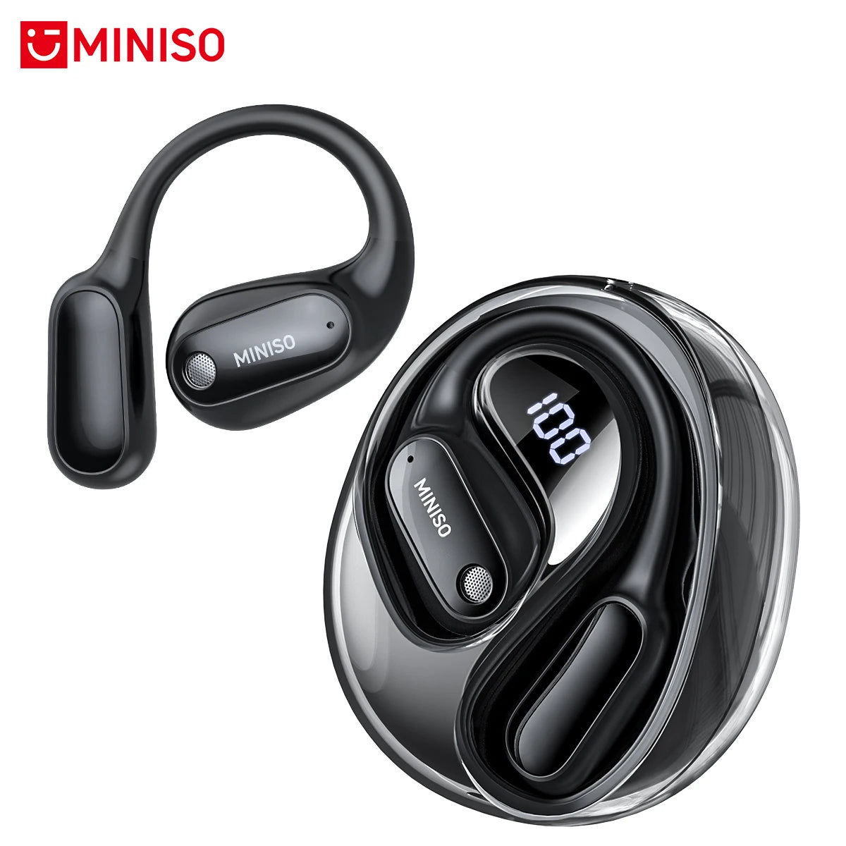 Translator MINISO MS190 New OWS Wireless Headphones Sport Waterproof Headsets  Intelligent Bluetooth Translation Earbuds